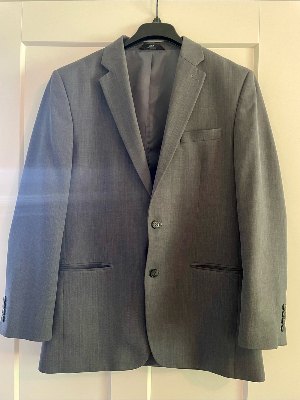 Haggar Men's Charcoal Grey Two-Button Suit Jacket